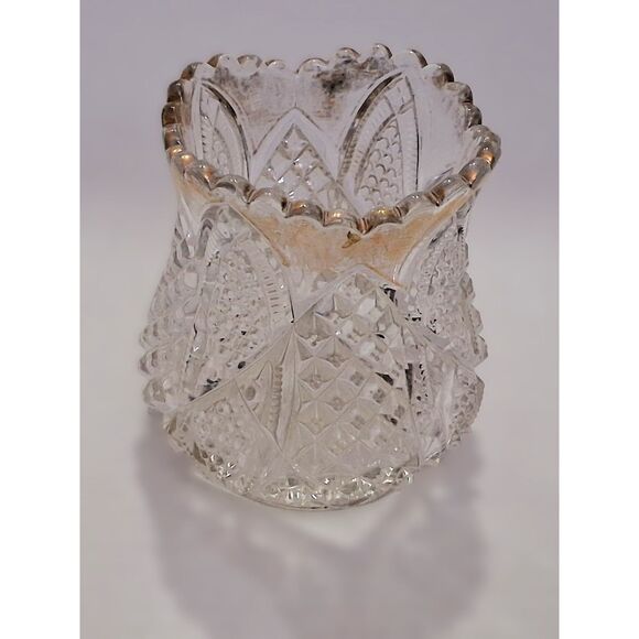 EAPG Duncan’s Sons & Co. #30 Scalloped Six Point Spooner 4.25" 1897 Rare - Picture 3 of 5